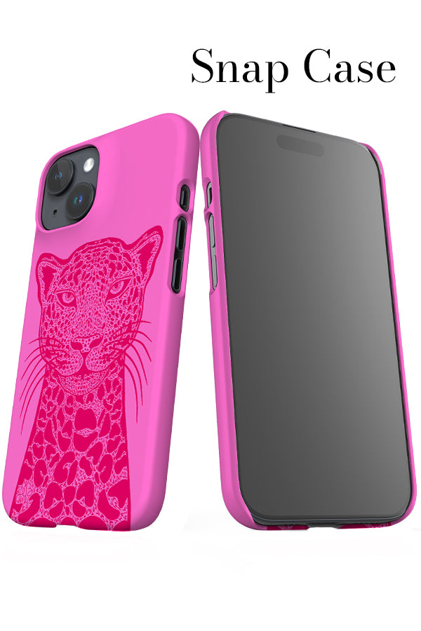 Two Tone Cheetah iPhone Snap Phone Case (Pinks) | Harper & Blake