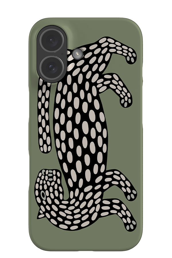 Abstract Leopard Snap Phone Case (Green) | Harper & Blake