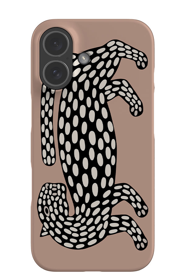 Abstract Leopard Snap Phone Case (Pale Terracotta) | Harper & Blake
