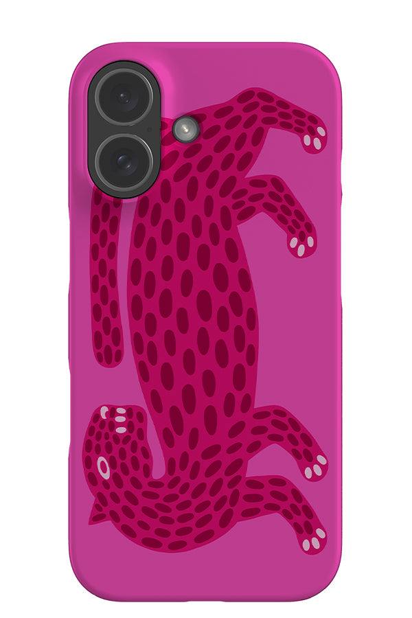 Abstract Leopard Snap Phone Case (Pink) | Harper & Blake
