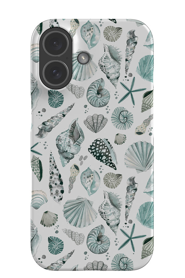 Coastal Sea Shells Ocean By Ninola Design Snap Phone Case (Blue) | Harper & Blake