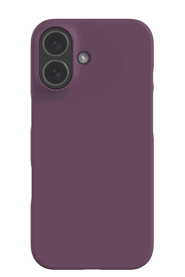 Still Tone Solid Colour Snap Phone Case (Dusty Plum) | Harper & Blake
