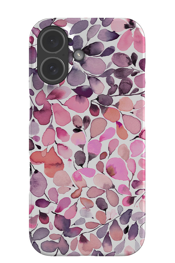 Eucalyptus Leaves By Ninola Design Snap Phone Case (Purple Pink) | Harper & Blake