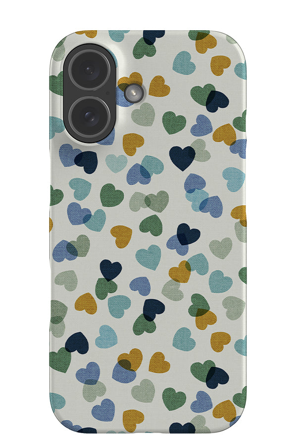 Heart Confetti By Cecilia Mok Snap Phone Case (Marine) | Harper & Blake