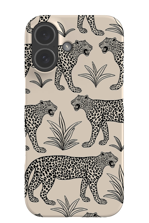 Leopard Scatter Snap Phone Case (Black & White) | Harper & Blake