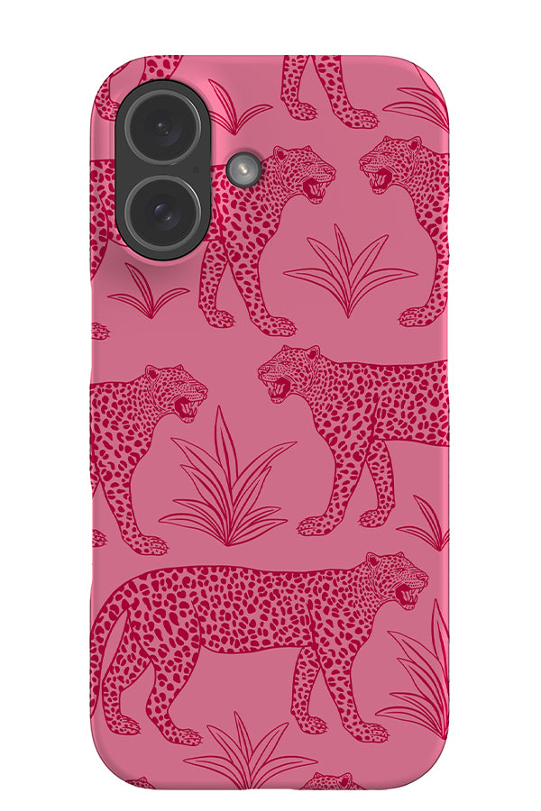 Leopard Scatter Snap Phone Case (Pink) | Harper & Blake
