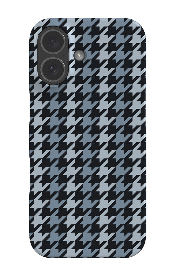 Line Houndstooth Snap Phone Case | Harper & Blake (Blue)