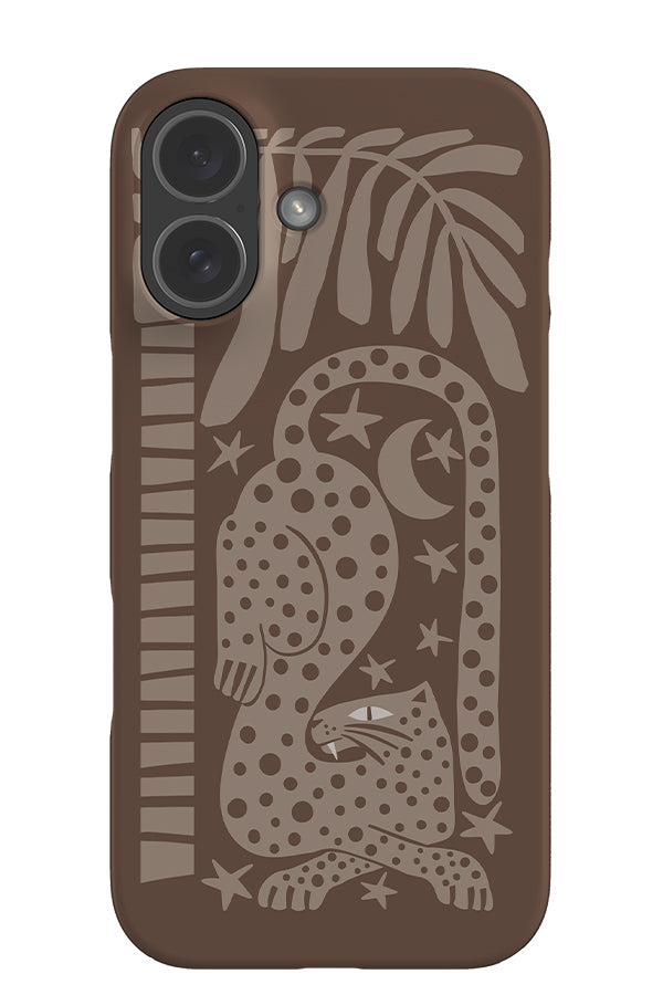 Lounging Jungle Leopard Snap Phone Case (Brown) | Harper & Blake