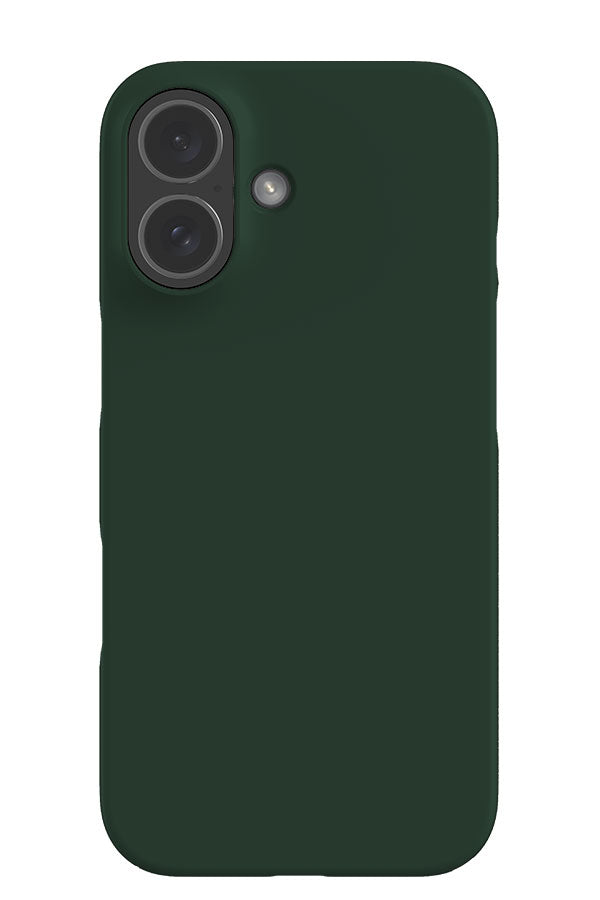Still Block Solid Colour Phone Case (Pine Green) | Harper & Blake