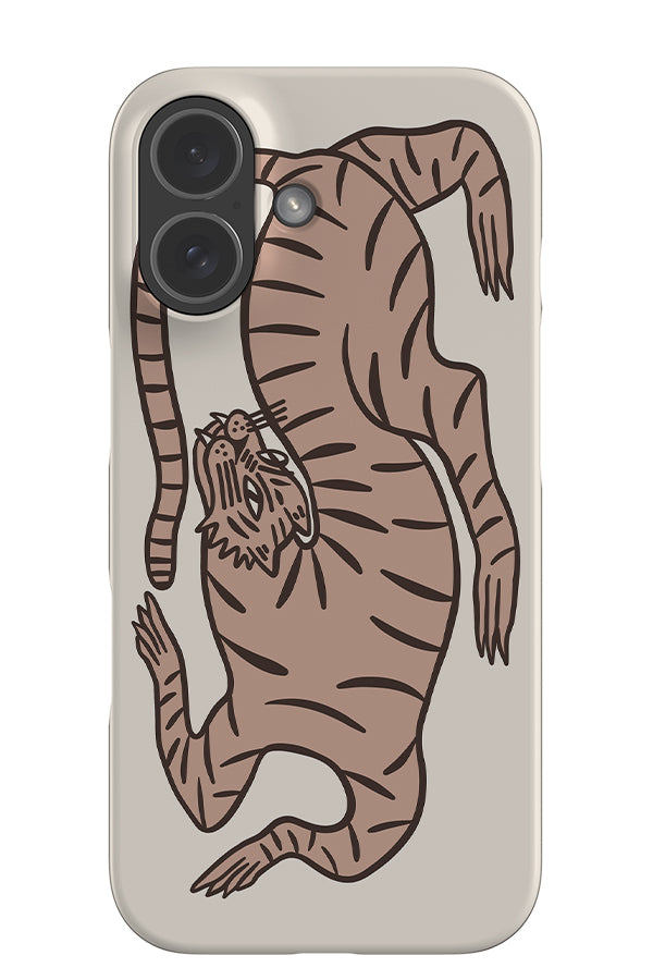 Quiet Tiger Phone Case (Pale Terracotta) | Harper & Blake