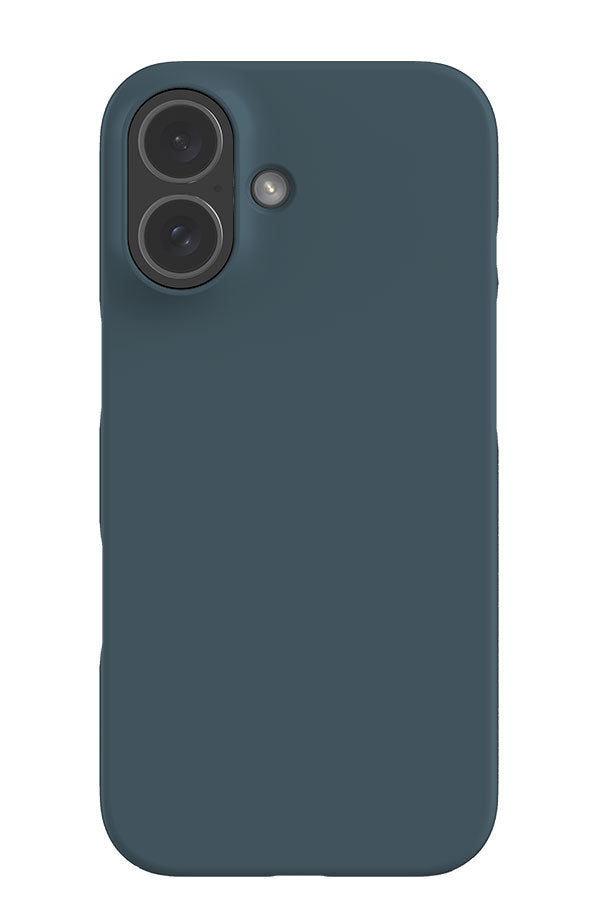 Still Tone Solid Colour Snap Phone Case (Slate Blue) | Harper & Blake