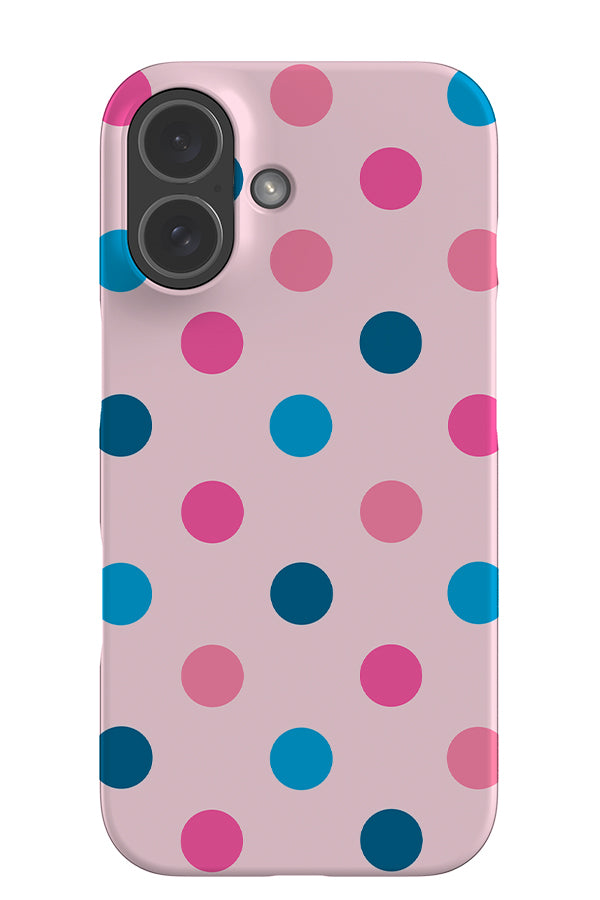 Soft Dots Snap Phone Case (Pink Blue) | Harper & Blake
