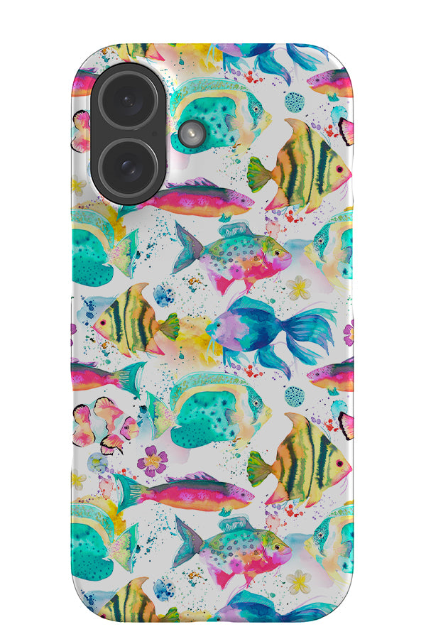 Tropical Ocean Colourful Fishes By Ninola Design Snap Phone Case | Harper & Blake