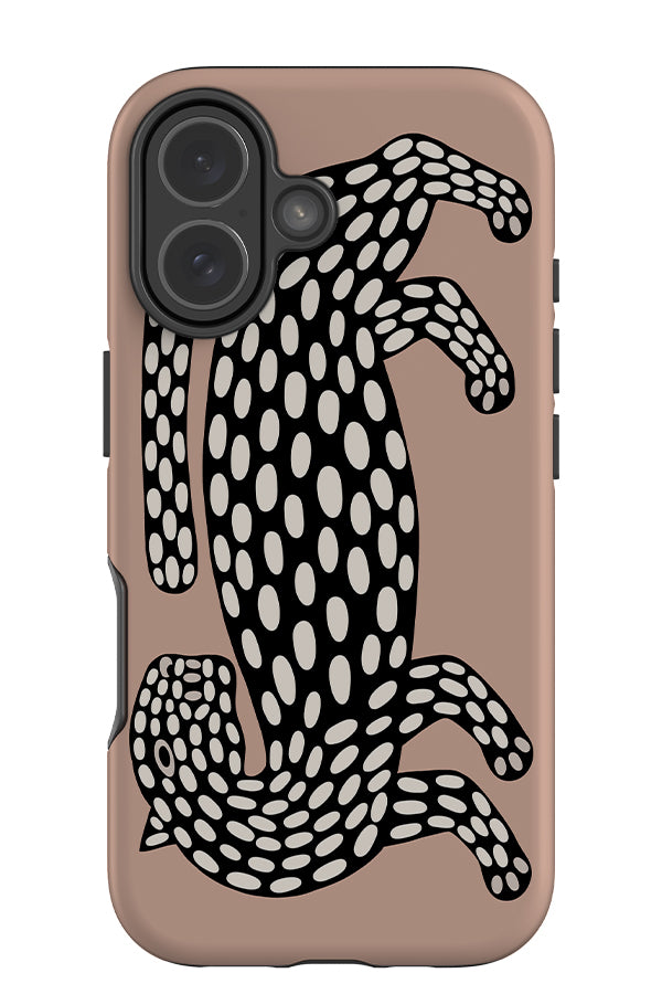 Abstract Leopard Tough Phone Case (Pale Terracotta) | Harper & Blake
