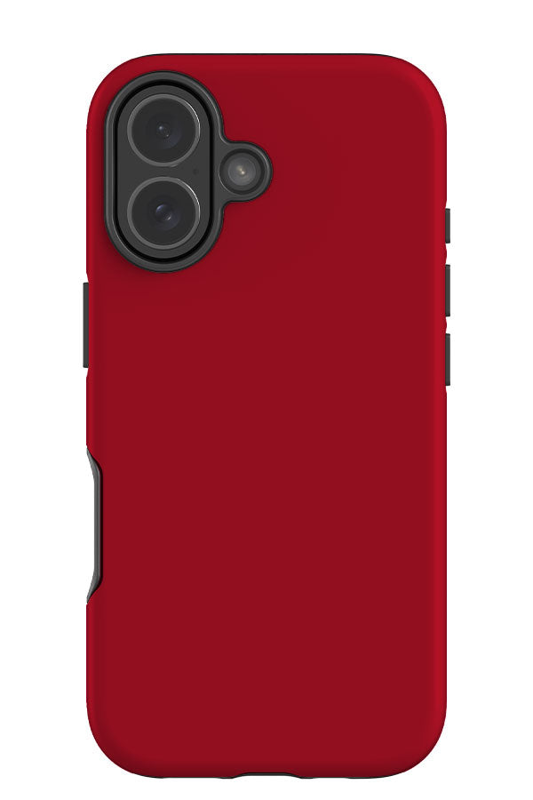 Still Tone Solid Colour Tough Phone Case (Cherry Red) | Harper & Blake