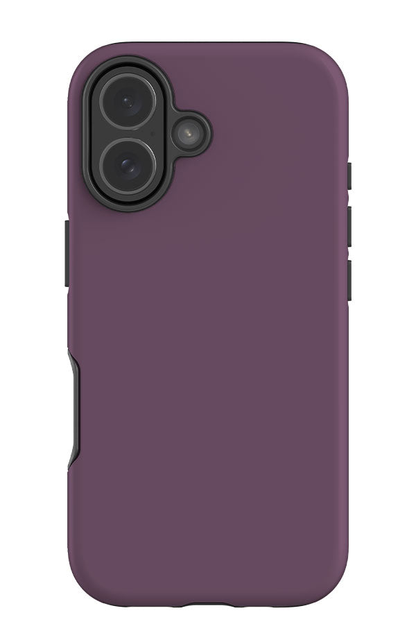 Still Tone Solid Colour Tough Phone Case (Dusty Plum) | Harper & Blake