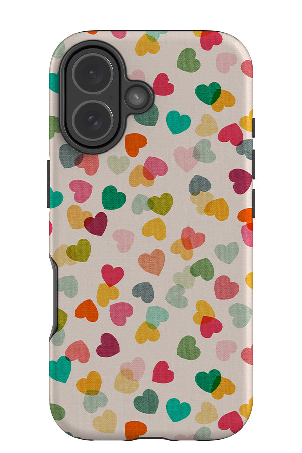 Heart Confetti By Cecilia Mok Tough Phone Case (Colourful) | Harper & Blake