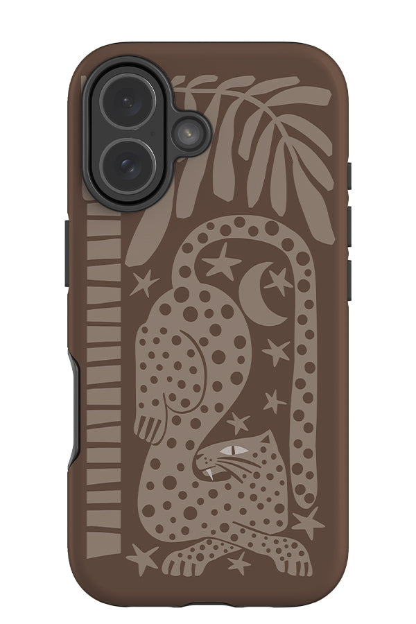 Lounging Jungle Leopard Tough Phone Case (Brown) | Harper & Blake