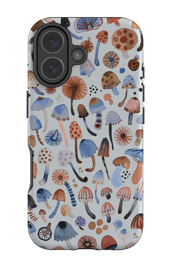 Magical Mushrooms By Ninola Design Tough Phone Case (Blue) | Harper & Blake