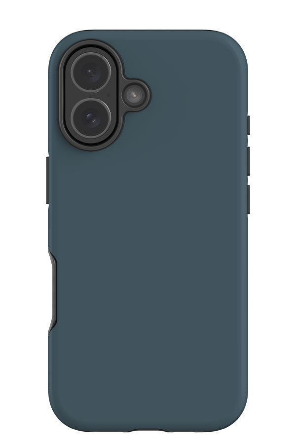 Still Tone Solid Colour Tough Phone Case (Slate Blue) | Harper & Blake