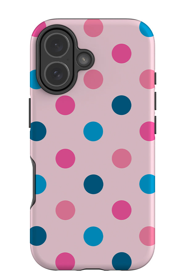Soft Dots Tough Phone Case (Pink Blue) | Harper & Blake