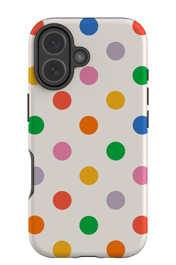Soft Dots Tough Phone Case (Rainbow) | Harper & Blake