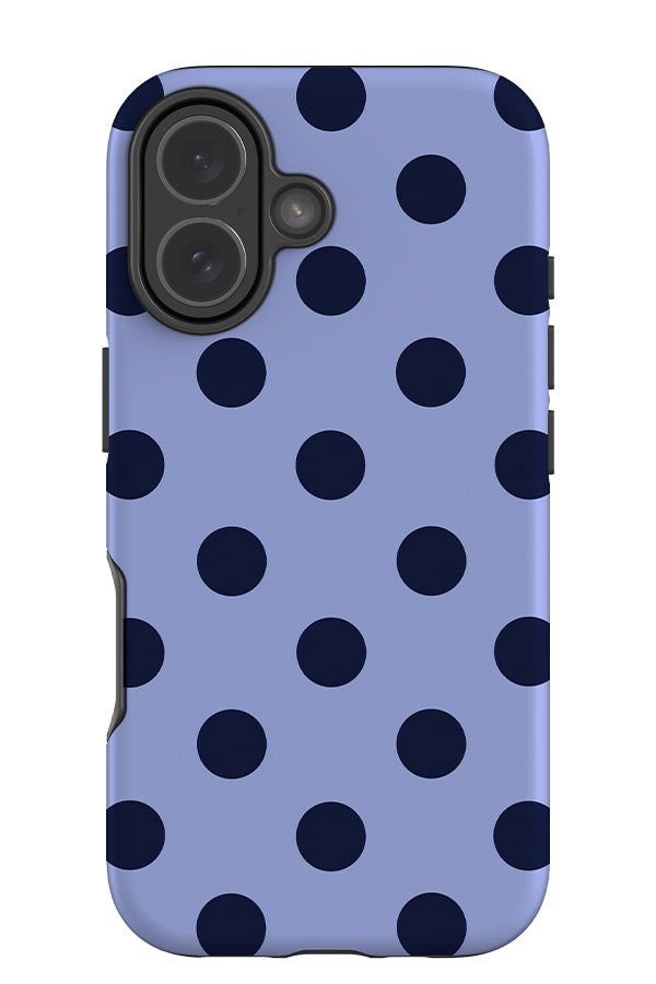 Soft Dots Tough Phone Case (Tonal Blue) | Harper & Blake