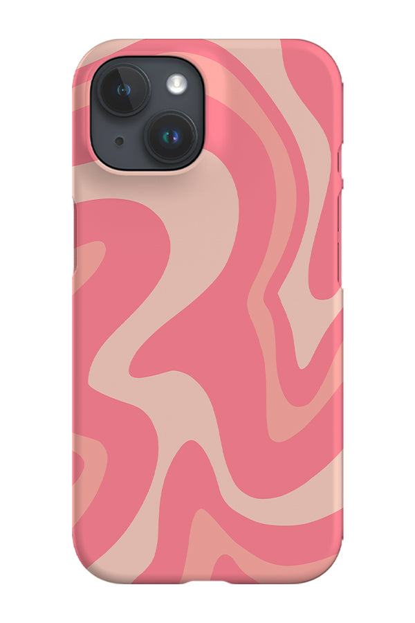 Abstract Wave Phone Case (Blush Pink)