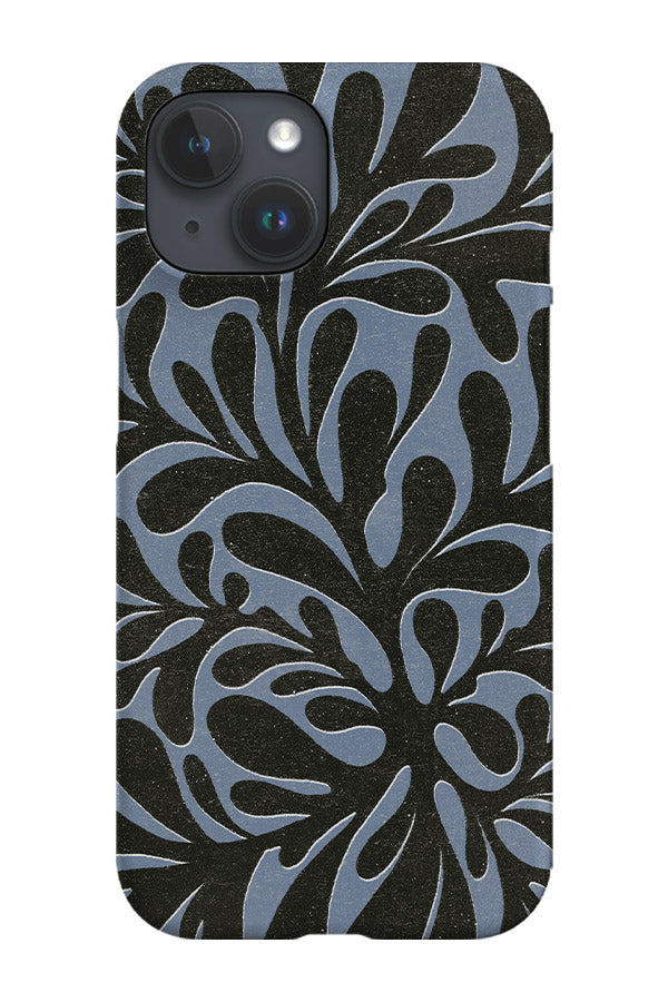 Abstract Plant Phone Case (Blue Black) | Harper & Blake