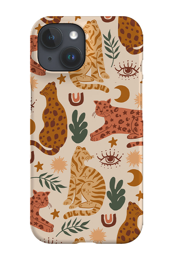 Bohemian Wild Cats Phone Case (Beige) | Harper & Blake