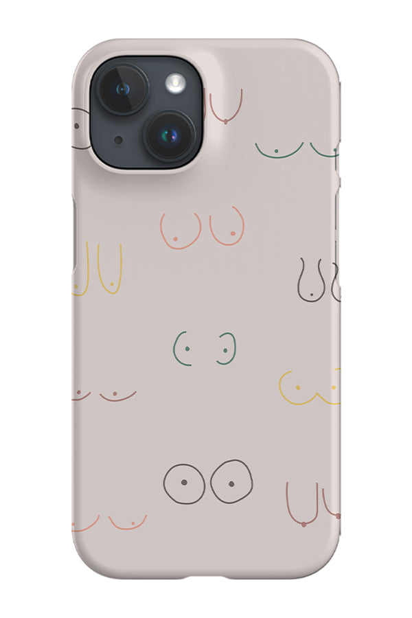 Boob Print Phone Case (Pastel) | Harper & Blake