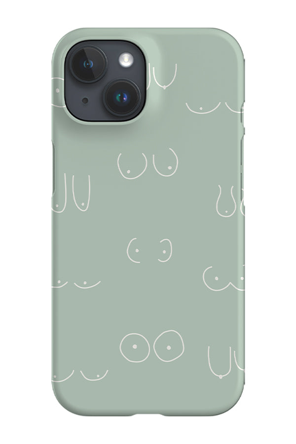 Boob Print Phone Case (Mint) | Harper & Blake