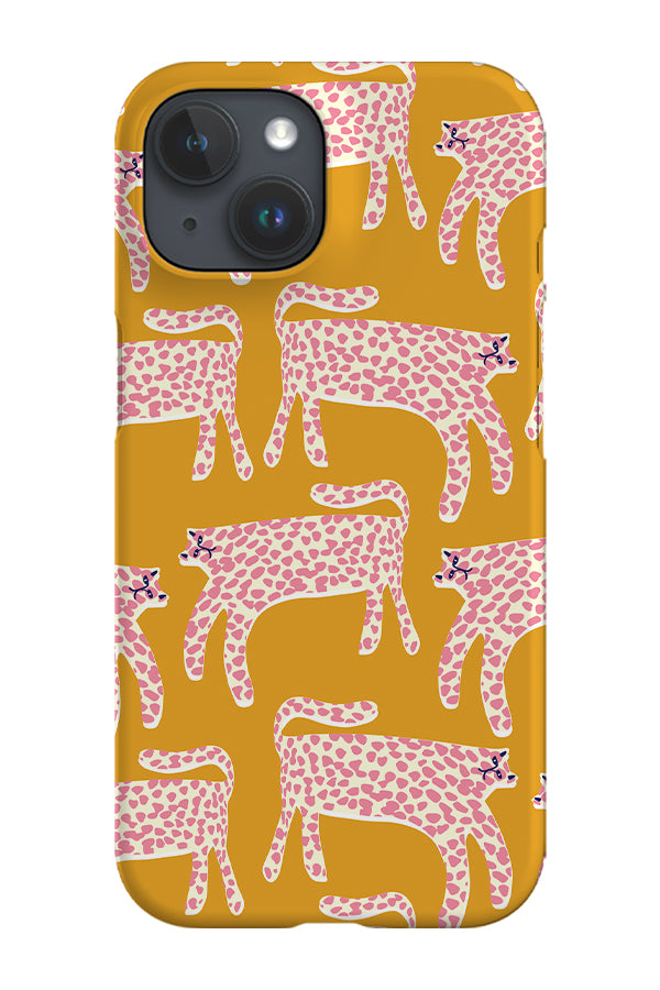 Cheetah Print Phone Case (Yellow)