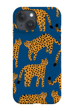Cheetah Scatter Phone Case (Blue)
