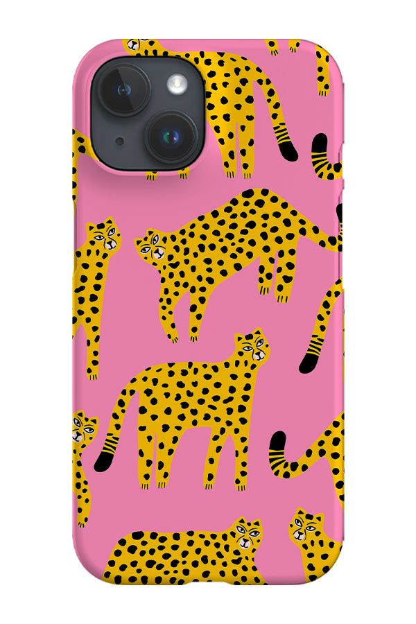 Cheetah Scatter Phone Case (Pink) | Harper & Blake