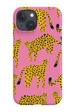 Cheetah Scatter Phone Case (Pink)