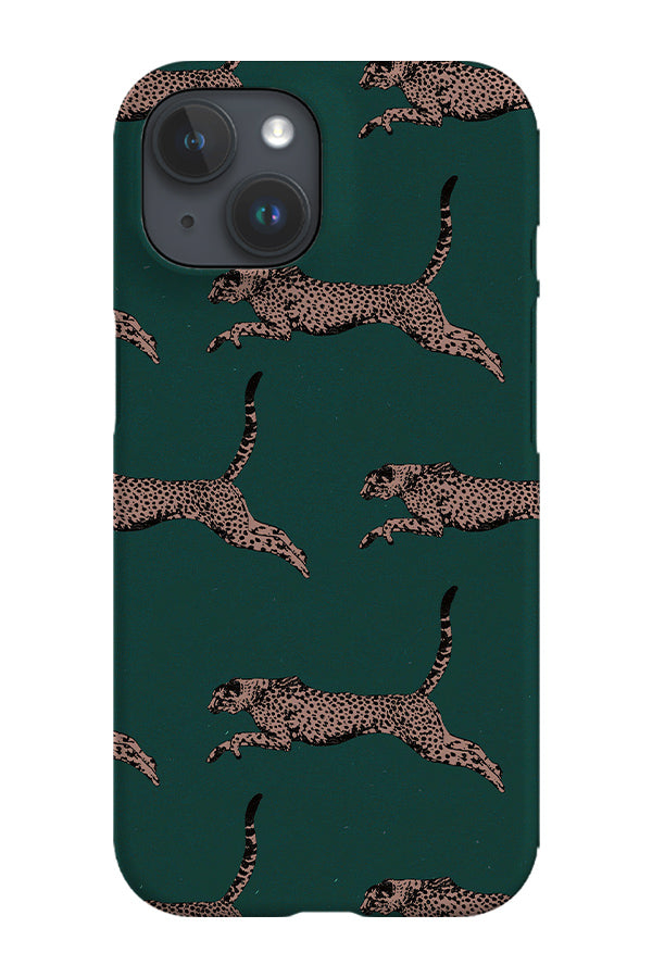 Cheetah Running Phone Case (Green)