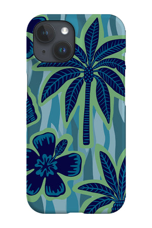 Collage Seaweed Phone Case (Blue) | Harper & Blake