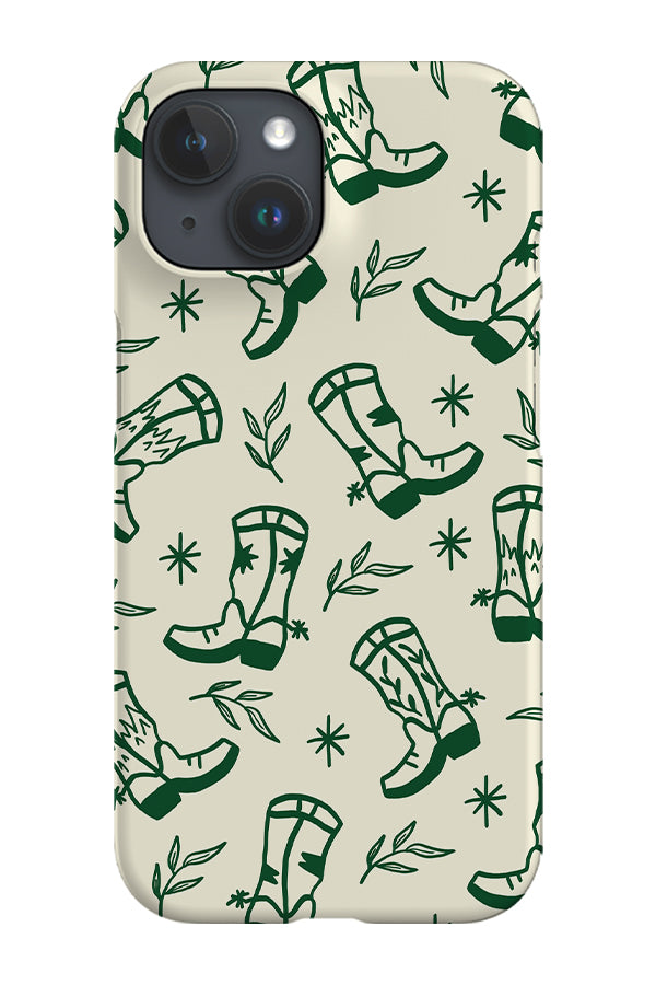 Cowboy Boots Phone Case (Green) | Harper & Blake