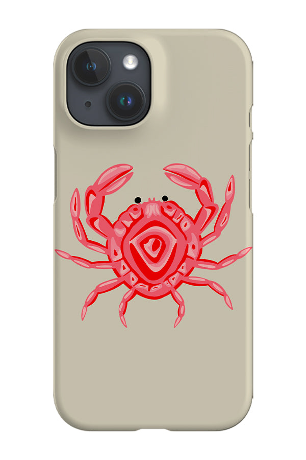 Crab Placement Phone Case (Off White) | Harper & Blake