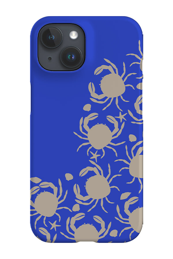 Crabs Marching Phone Case (Blue) | Harper & Blake