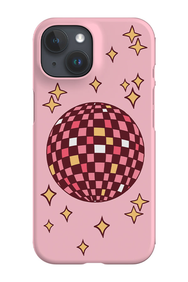 70s Disco Ball Phone Case (Pink) | Harper & Blake