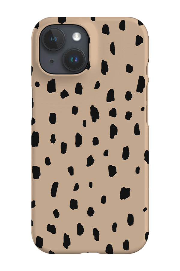 Animal Dots Print Phone Case (Beige) | Harper & Blake