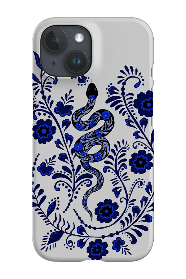 Floral Snake Phone Case (Off White) | Harper & Blake