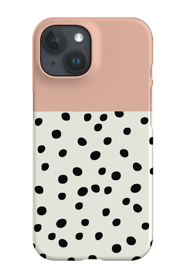 Geo Dots Phone Case (Peach) | Harper & Blake