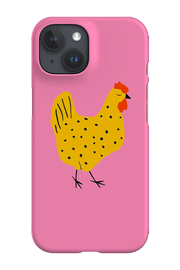 Bold Graphic Chicken Phone Case (Pink) | Harper & Blake