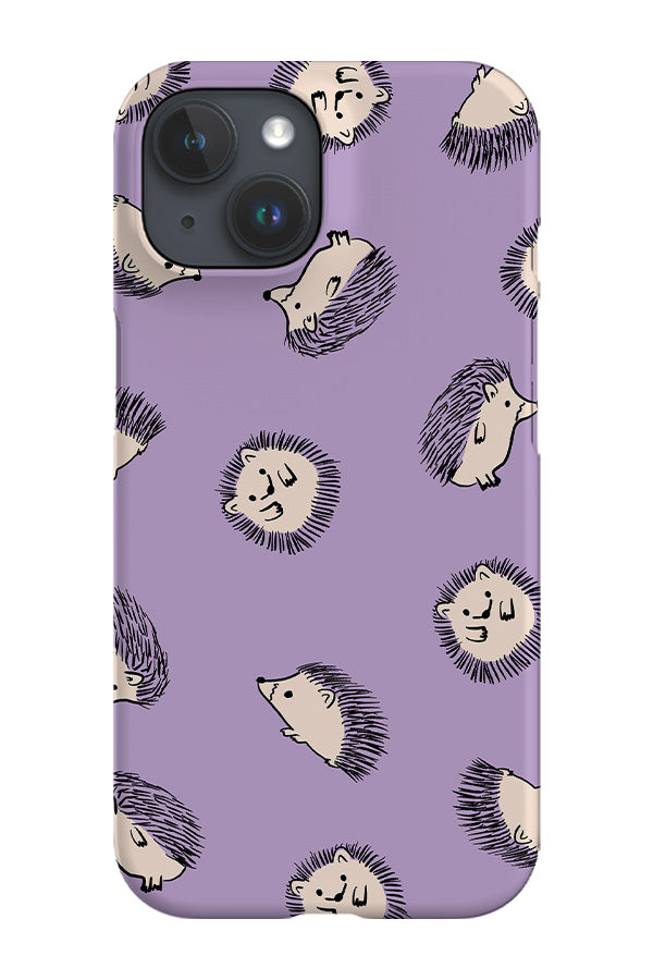 Cute Hedgehogs Phone Case (Lilac) | Harper & Blake