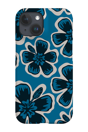 Hibiscus Flower Phone Case (Blue) | Harper & Blake