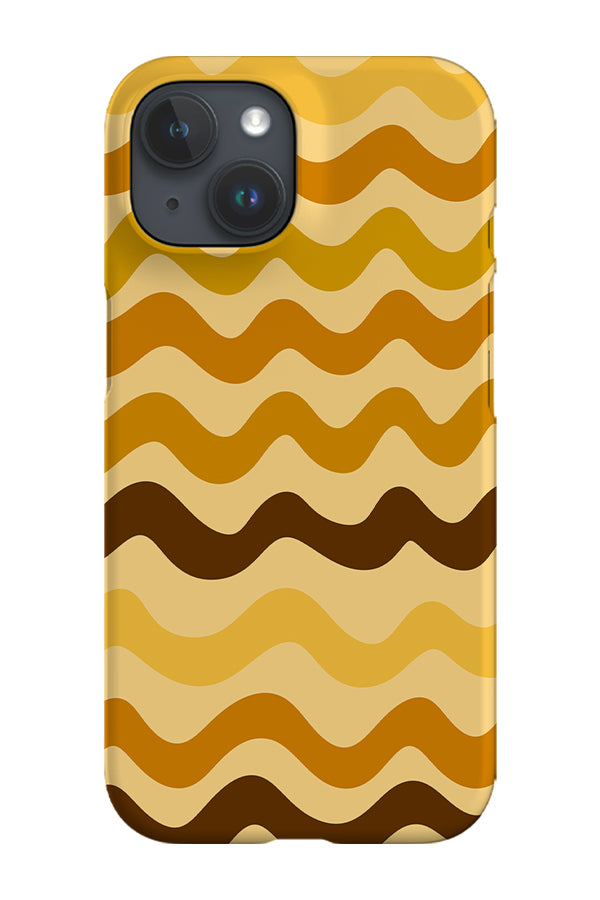 Horizontal Wave Phone Case (Mustard Yellow) | Harper & Blake