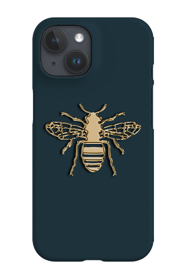 Large Bee Lux Phone Case (Green) | Harper & Blake